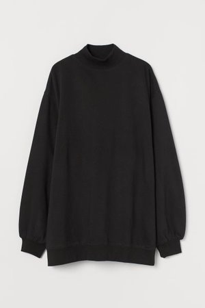Oversized Sweatshirt - Black - Ladies | H&M US