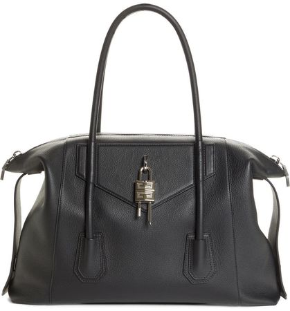 Givenchy Medium Antigona Soft Lock Leather Top Handle Bag | Nordstrom