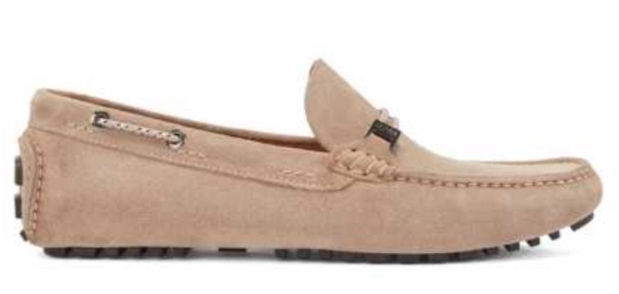 Boss Hugo Boss Driver moccasins in suede with cord details