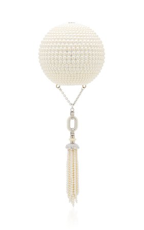 Judith Leiber Couture Pearl And Crystal-Embellished Clutch