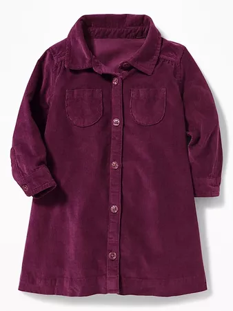 Corduroy Shirt Dress for Baby | Old Navy