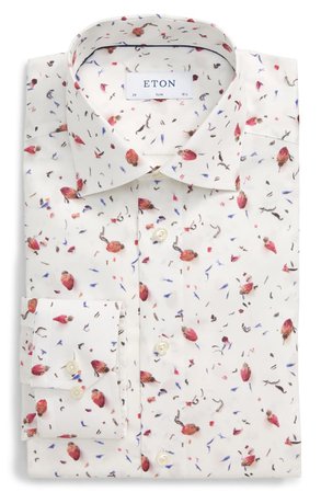 Eton Slim Fit Floral Dress Shirt | Nordstrom