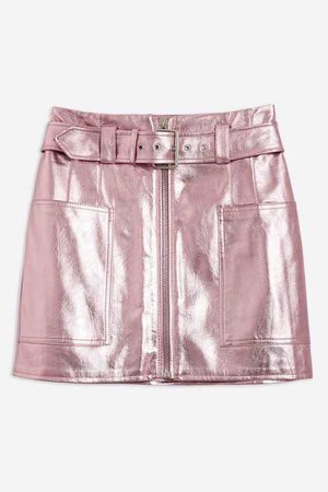 Metallic Hardware Mini Skirt | TopShop
