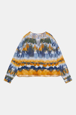 PRINTED BLOUSE - View All-SHIRTS | BLOUSES-WOMAN | ZARA United States