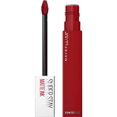 Amazon.com : Maybelline New York Super Stay Matte Ink Liquid Lipstick Makeup, Long Lasting High Impact Color, Up to 16H Wear, Exhilarator, Ruby Red, 1 Count : Beauty & Personal Care