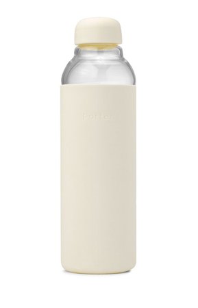 cream water bottle
