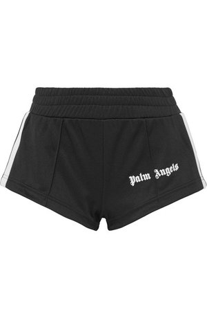 Palm Angels | Striped satin-jersey shorts | NET-A-PORTER.COM