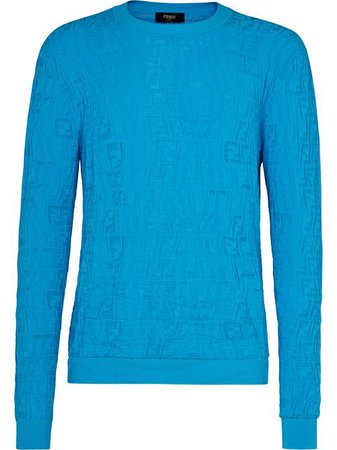 Shop Fendi FF-print jumper with Express Delivery - FARFETCH