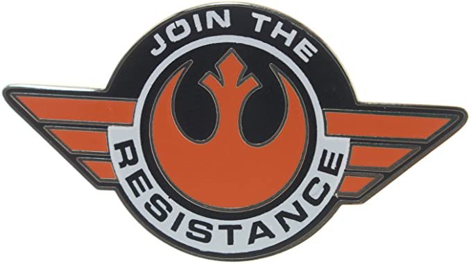 Amazon.com: Disney Star Wars The Force Awakens - Join The Resistance Pin: Clothing