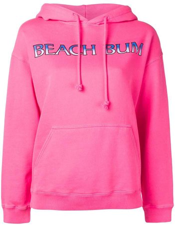 Ashley Williams Beach Bum print hoodie