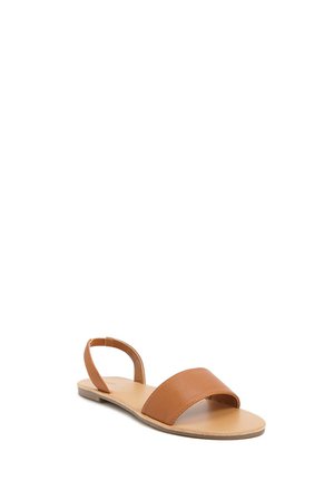 Faux Leather Slingback Sandals | Forever 21