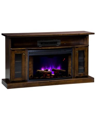 Marshall Series TV Stand with Space Heater (695) - Amish Direct Furniture