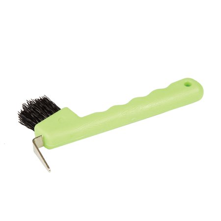Roma Brights Hoof Pick with Brush - Lime