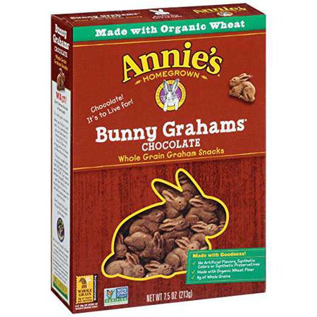 Amazon.com: Annie's Bunny Grahams, Chocolate, Graham Snacks, 7.5 oz Box: Prime Pantry