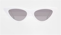White cat eye sunglasses PLT