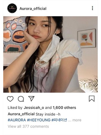 Heeyoung instagram post