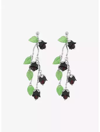 Thorn & Fable Dark Lily Front/Back Earrings | Hot Topic