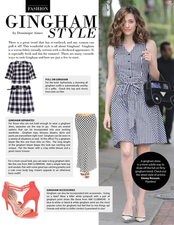 gingham article text