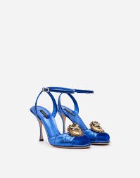 dolce gabbana sandals womens blue - Google Search