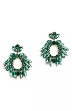 Deepa Gurnani Zienna Crystal Drop Earrings | Nordstrom