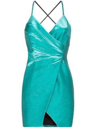 Area Wrap Mini Dress - Farfetch