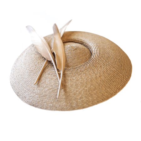 Bianca Straw Hat with Feathers | Jane Taylor London