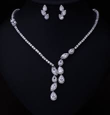white gold jewelry sets - Google Search