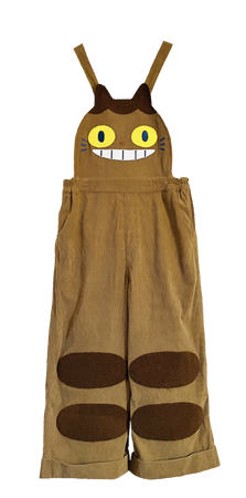 catbus dungarees by Yoyo the Ricecorpse