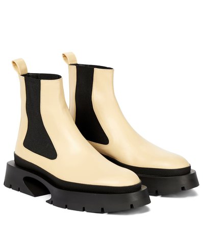 Jil Sander - Leather Chelsea boots | Mytheresa