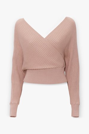 Ribbed Surplice Sweater | Forever 21