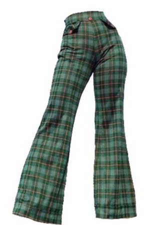 green plaid pants