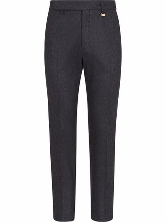 Shop Fendi tailored straight-leg trousers with Express Delivery - FARFETCH