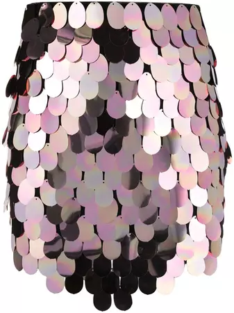 NEW ARRIVALS sequin-embellished Mini Skirt - Farfetch