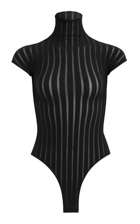 Striped Turtleneck Bodysuit By Alaïa | Moda Operandi