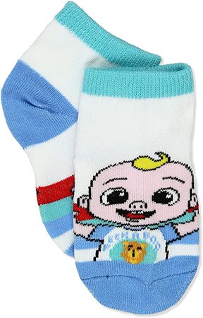 Amazon.com: Cocomelon Toddler 6 Pack Quarter Socks (X-Small (2T-4T), White) : Clothing, Shoes & Jewelry