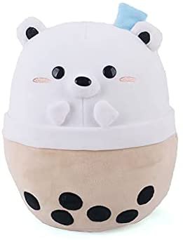 Amazon.com: Avocatt Polar Bear Boba Plushie - 10 Inches Ice Bubble Milk Tea Asian Comfort Food Soft Plush Toy Stuffed Animal - Kawaii Cute Japanese Anime Style Gift : Toys & Games