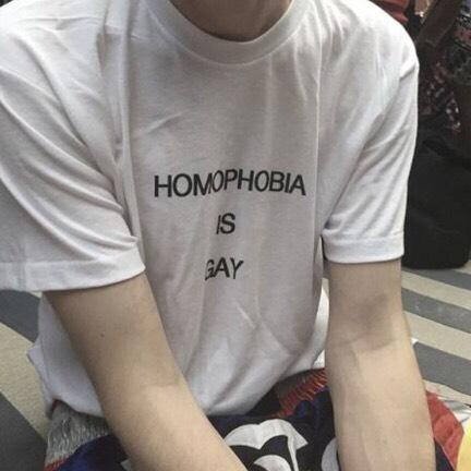Homophobia Is Gay T-Shirt in 2018 | Tees | Pinterest | Gay, Shirts and Fashion