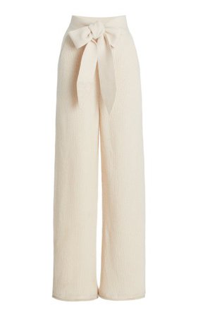 Tala Belted Crepe Cropped Pants By Jonathan Simkhai | Moda Operandi