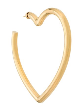 Balenciaga Oversized Heart Earring | Farfetch.com