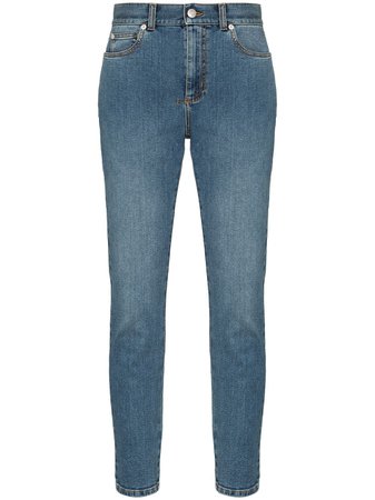 Alexander McQueen high-rise skinny-fit Jeans - Farfetch