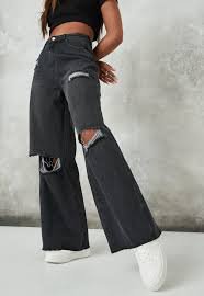 high waisted black baggy jeans - Google Search