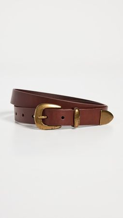 Madewell Skinny Leather Western Belt | Shopbop