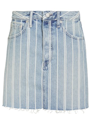 Boyish Jeans | Corey Striped Denim Skirt
