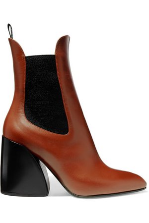 Chloé | Wave leather ankle boots | NET-A-PORTER.COM