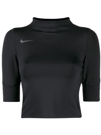 Black Nike Active Crop Top | Farfetch.com