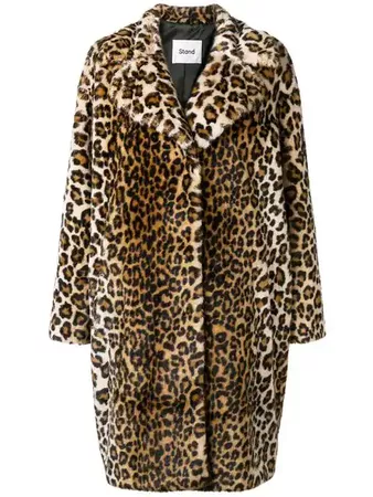 Stand Leopard Faux Fur Coat - Farfetch