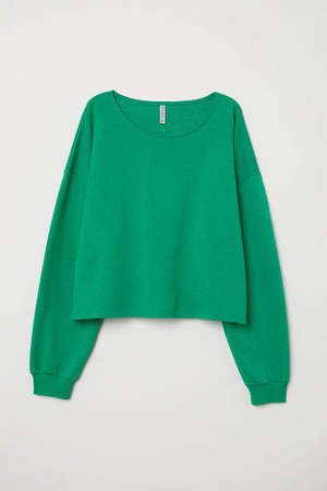 Short Sweatshirt - Green