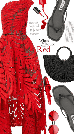 Red dress Outfit | ShopLook