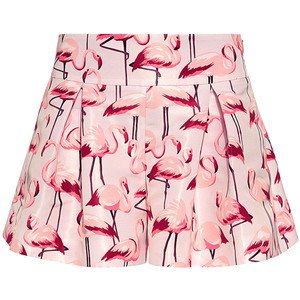 Red Valentino - Flamingo Peplum Shorts - Polyvore