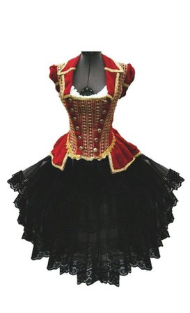 Zirkus Kleid Corset Dress 1